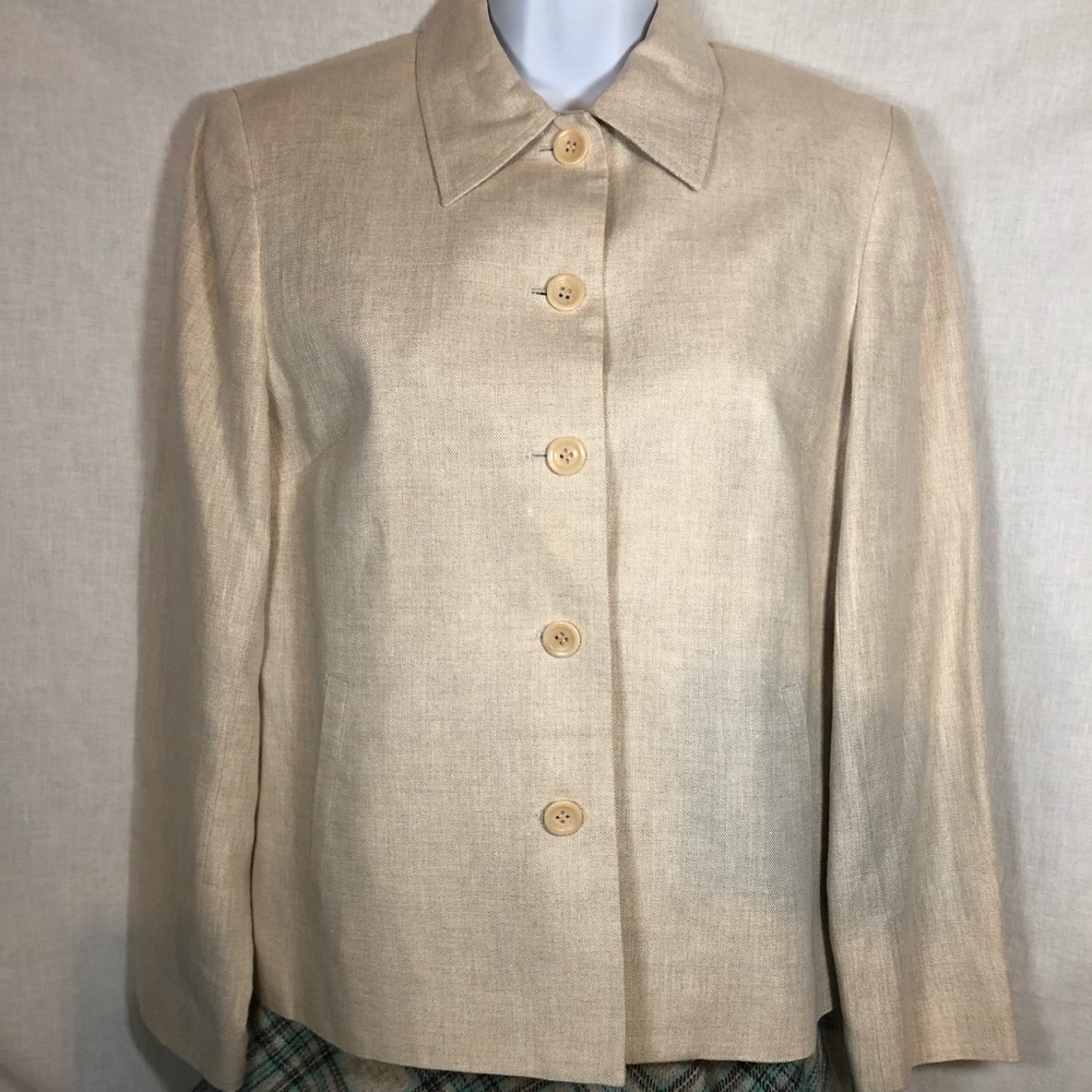 Talbots Petite Linen Jacket